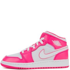 Air Jordan 1 Mid GS 'Hyper Pink'